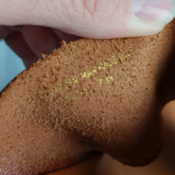 Bertuchi Women's Sandals Leather Slip On Wedge Brown Women’s Size 7.5" US/38 EU - Picture 11 of 16